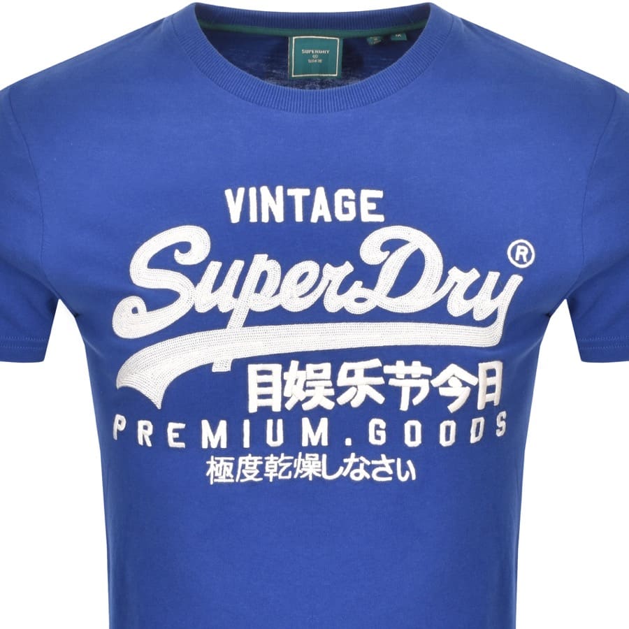 Alternative Image for ProductSuperdry Vintage Logo T Shirt Blue2